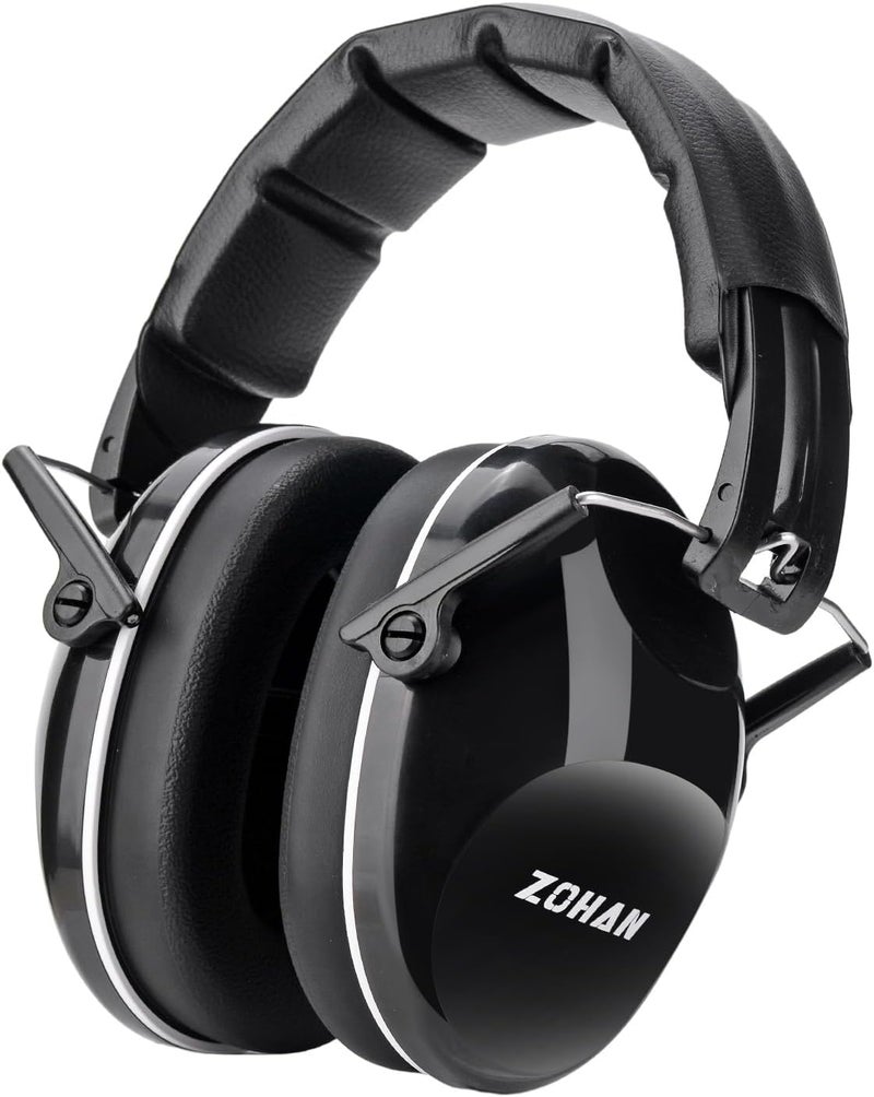 Zohan 032 Kids Noise Canceling Headphones - 25dB NRR Kids Ear Protection Earmuffs for School, Monster Jam, Fireworks, Travel, Air Show, Concert, Autism - Black - Image 1